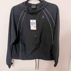 Nike Sportswear Classic Wovens Women's Loose UV Hooded Zipper Jacket Medium